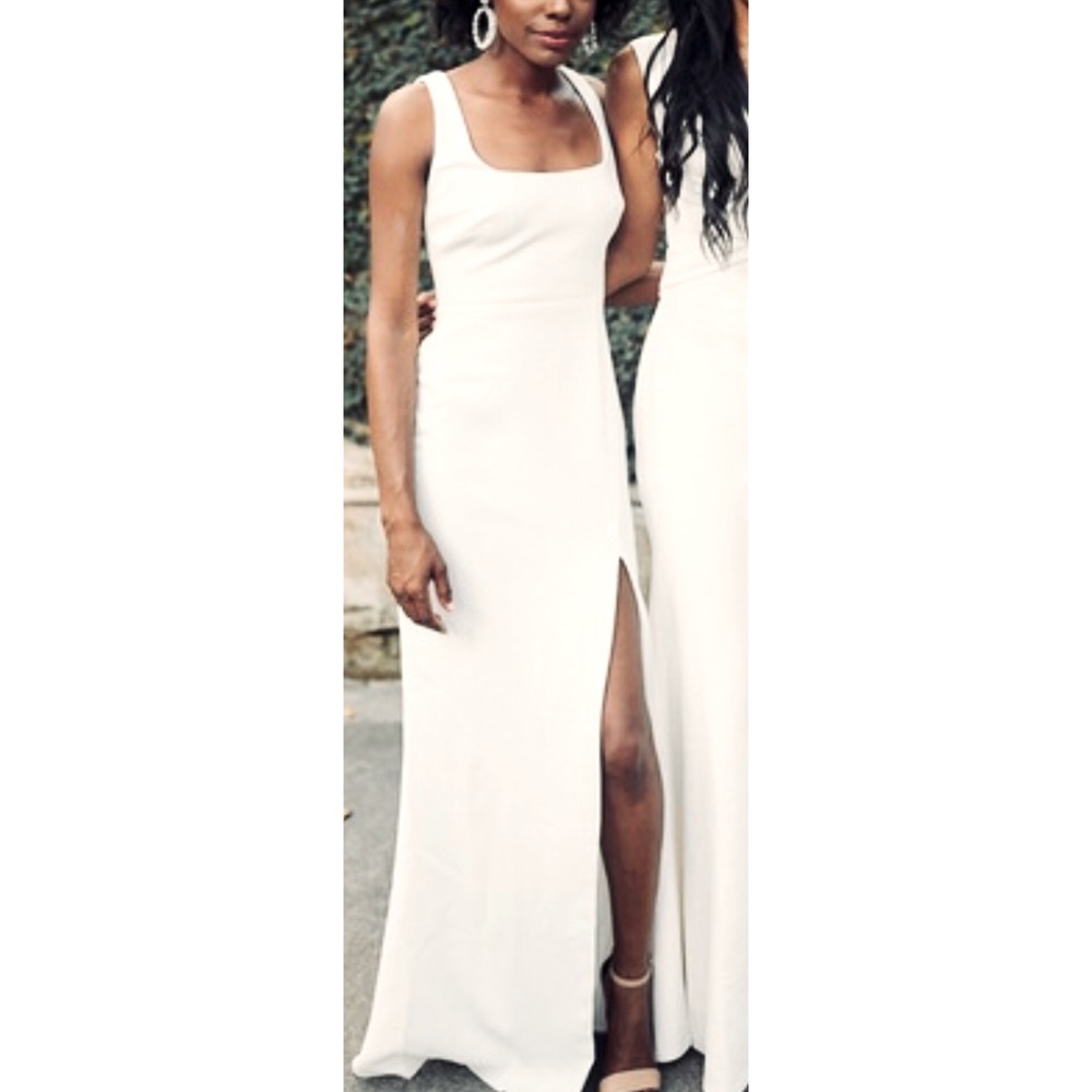 Anthropologie BHLDN Adena 6 Crepe Wedding Dress